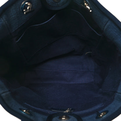 Chanel Canvas Mini Deauville Tote Denim Blue 5 of 10