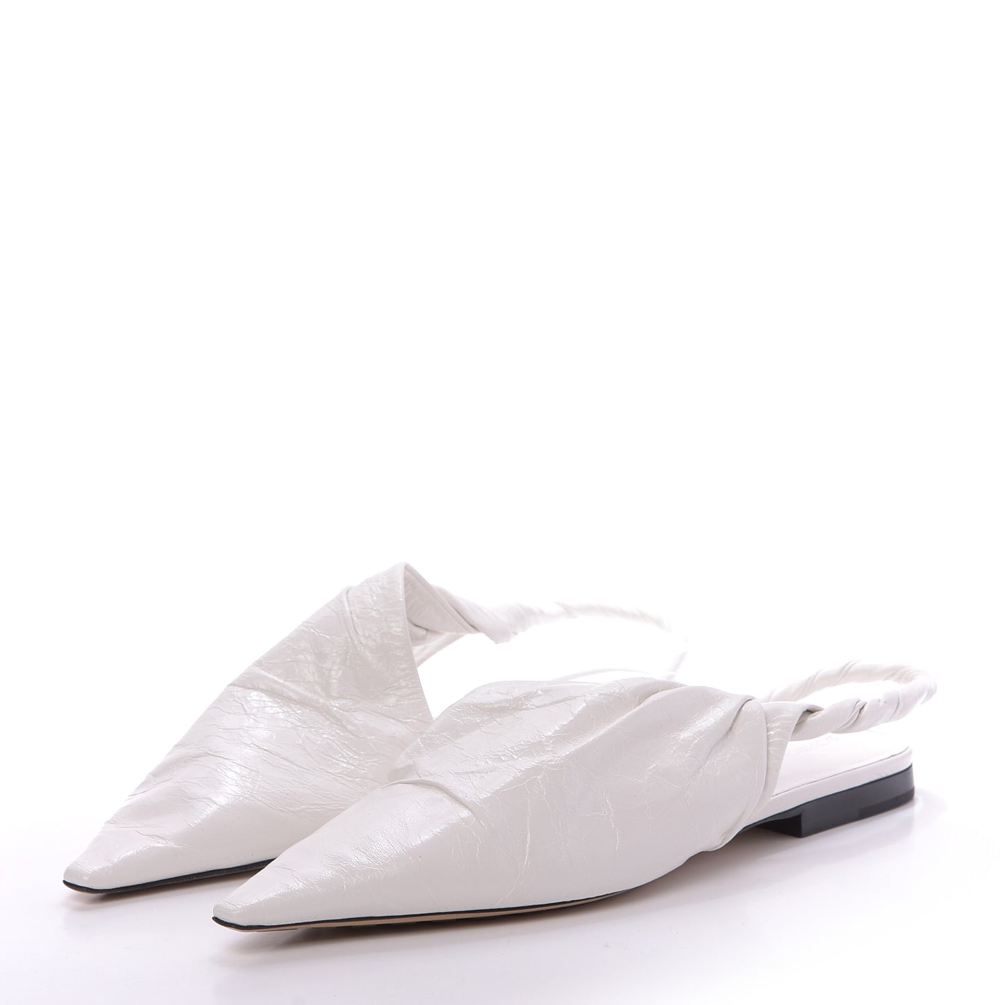 Nappa BV Point Ballet Flats 39 White