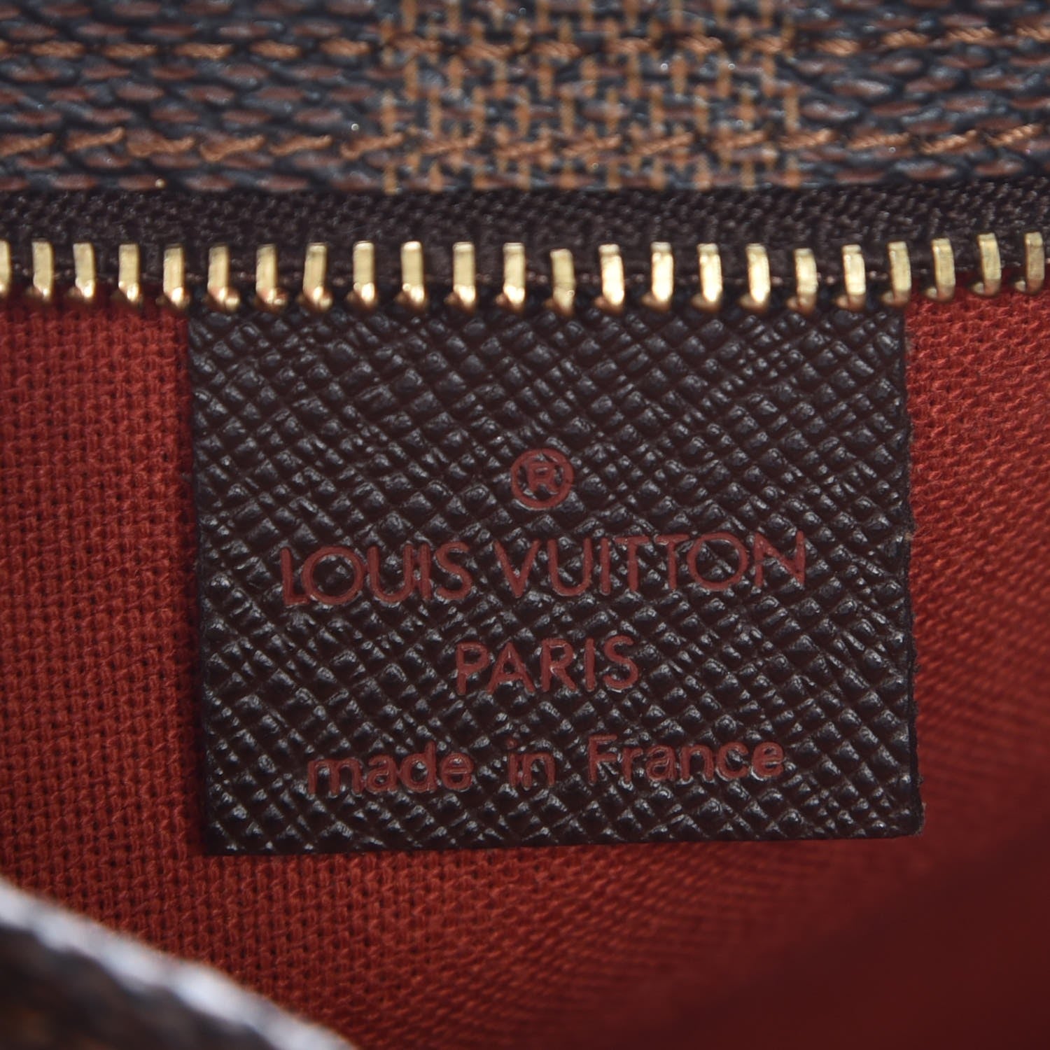 Louis Vuitton Damier Ebene Trousse Make Up Bag Pochette 6 of 7