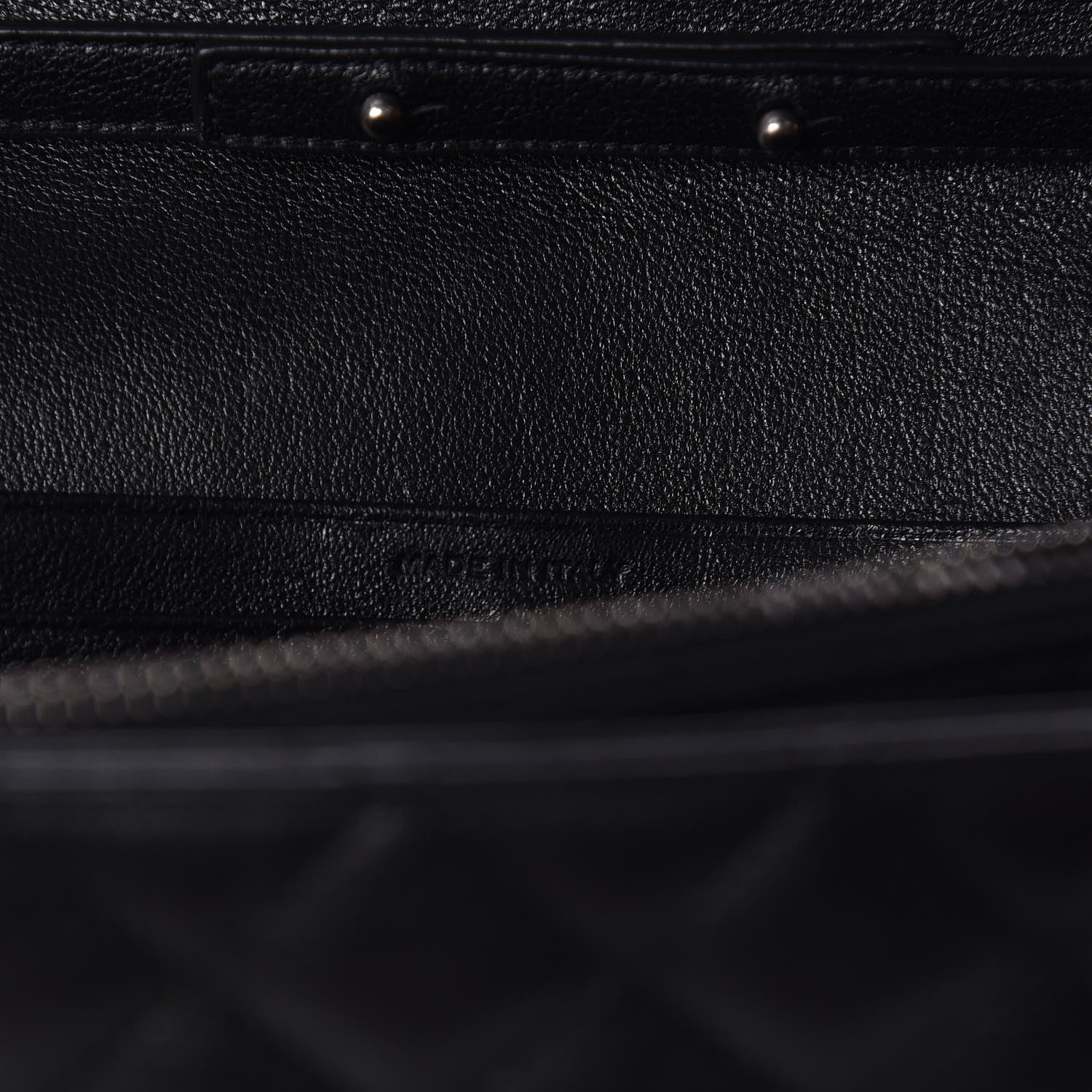 Saint Laurent Sheepskin Tri-Quilt Monogram Envelope Chain Wallet Black 7 of 10