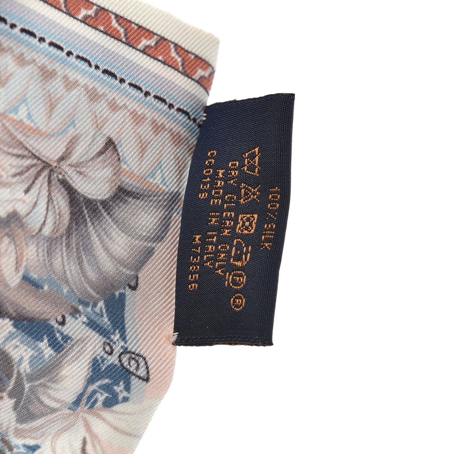 Silk Voyage Extraordinaire Bandeau Blue Grey