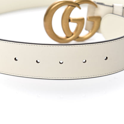 Gucci Calfskin Double G 40mm Belt 90 36 Mystic White 4 of 6