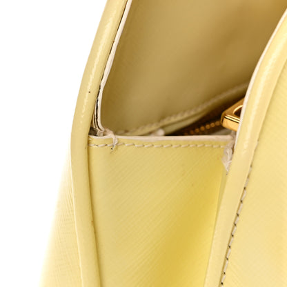 Prada Saffiano Lux Medium Open Promenade Tote Ananas 13 of 16