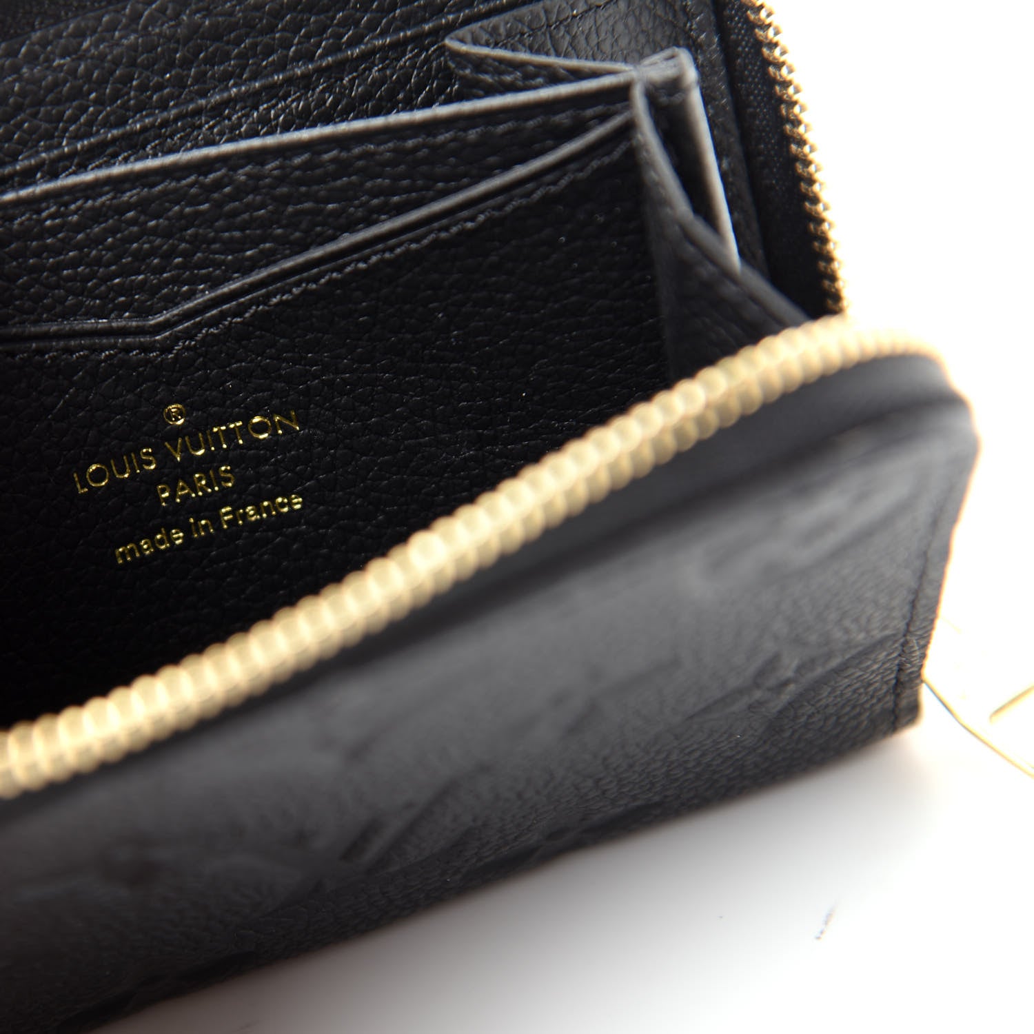 Louis Vuitton Empreinte Zippy Coin Purse Black 6 of 8