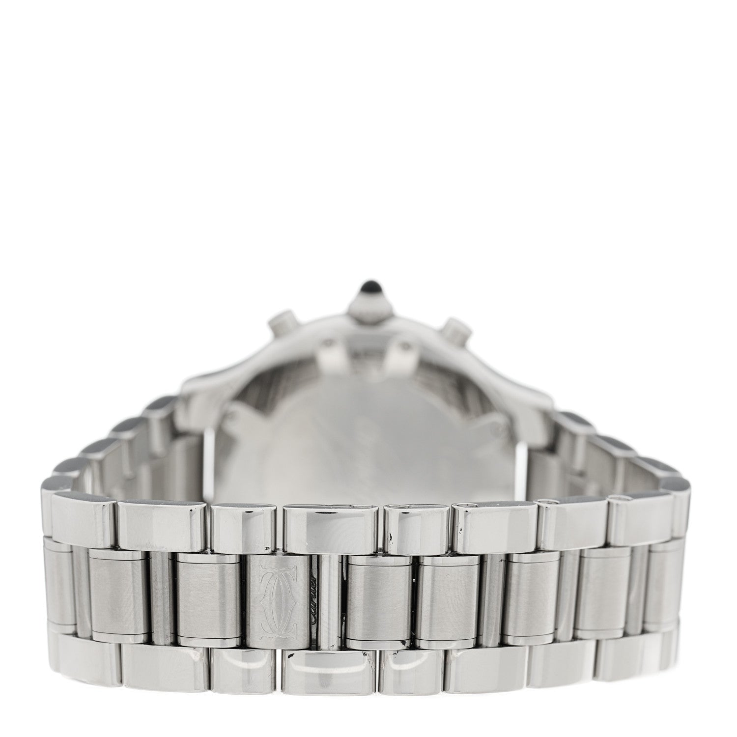 Cartier Stainless Steel 38mm Must de 21 Chronoscaph Quartz Watch Black 3 of 5