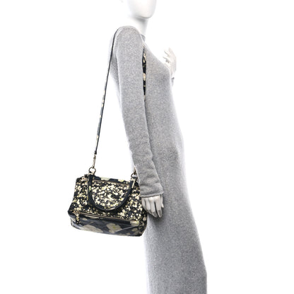 Givenchy Lambskin Baby's Breath Print Medium Pandora Black 2 of 11