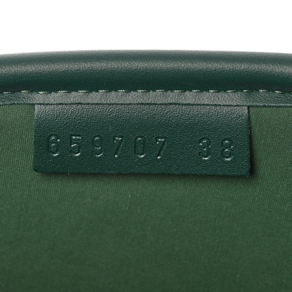 Gucci Rubber Horsebit Knee High Boots 38 Vintage Green 7 of 8
