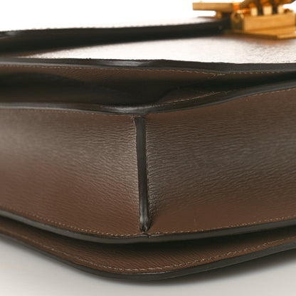 Celine Liege Calfskin Medium Classic Box Flap Bag Glazed Nut 8 of 9