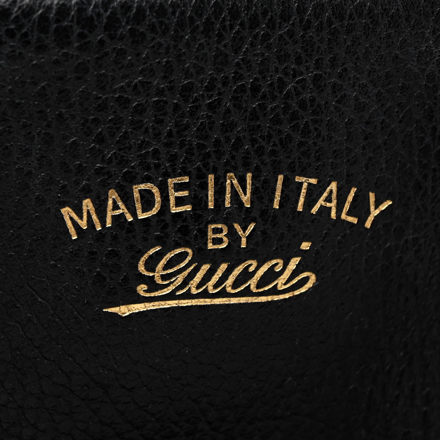 Gucci Pebbled Calfskin Small Swing Tote Black 6 of 16