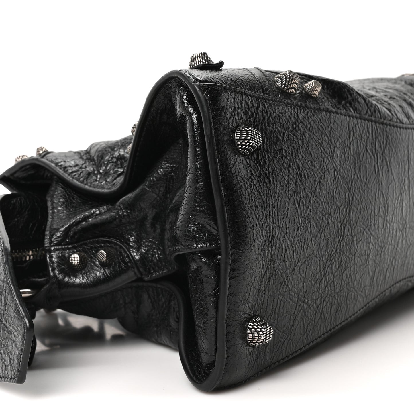 Agneau Arena Small Neo Cagole City Handbag Black
