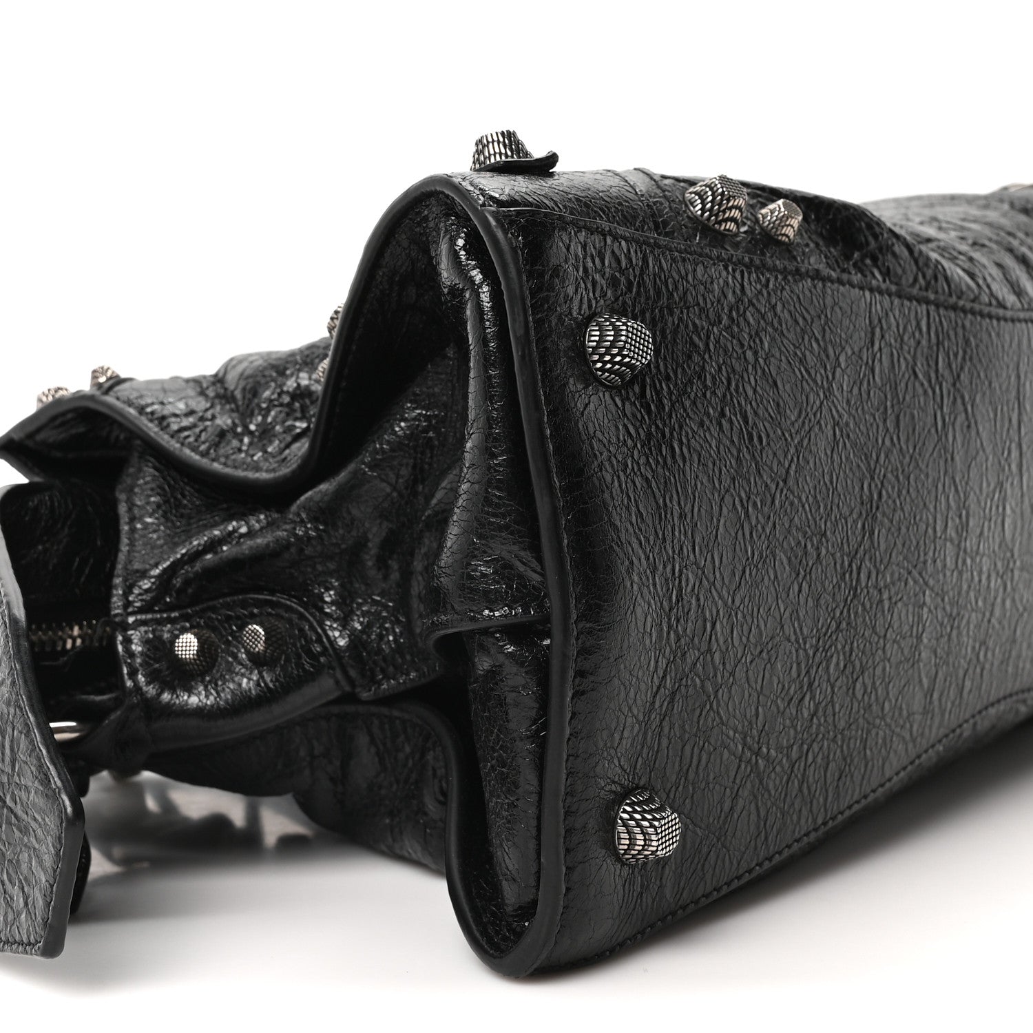 Balenciaga Agneau Arena Small Neo Cagole City Handbag Black 9 of 10