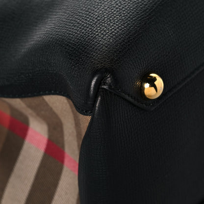 Burberry Derby Calfskin House Check Medium Camberley Black 11 of 15