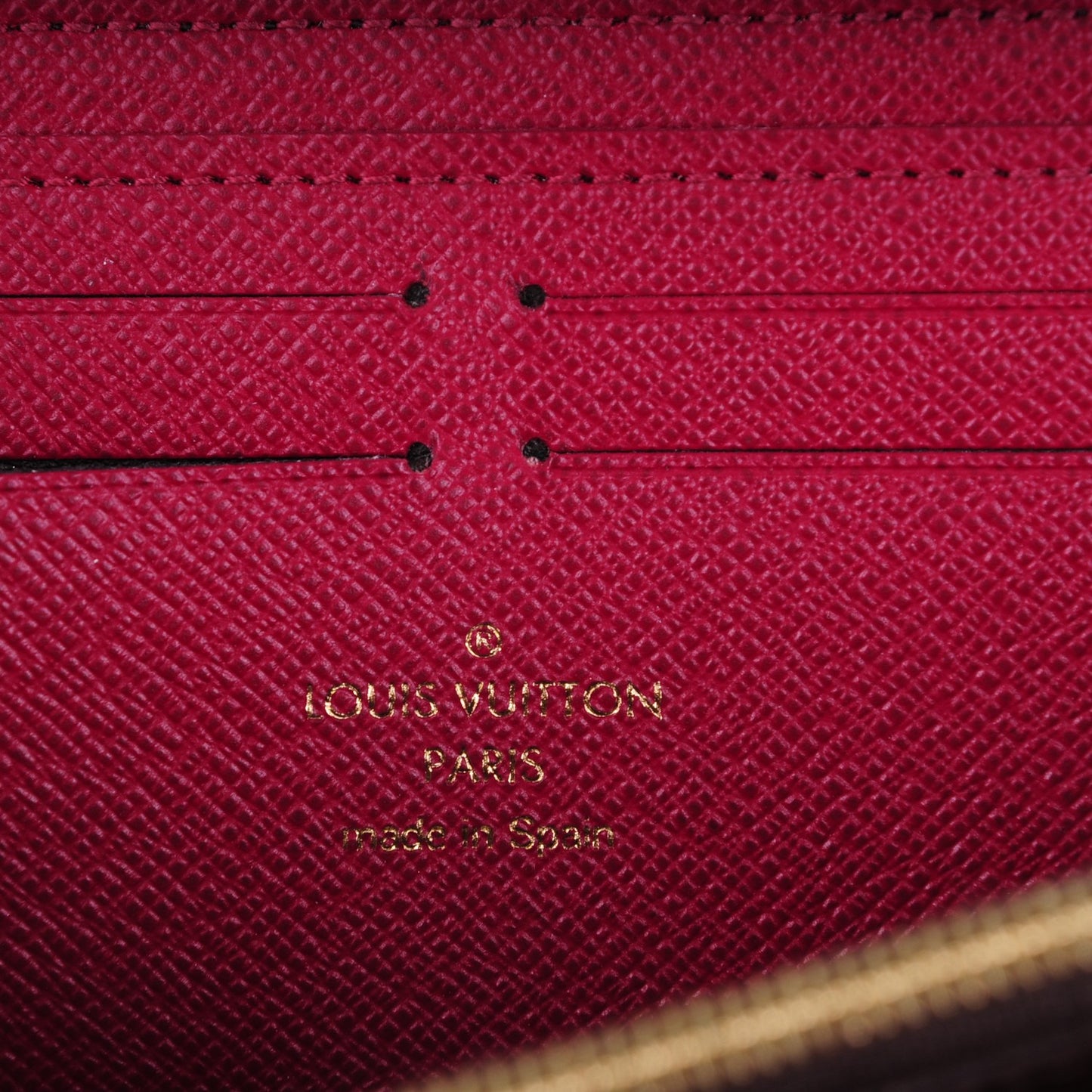 Monogram Clemence Wallet Fuchsia