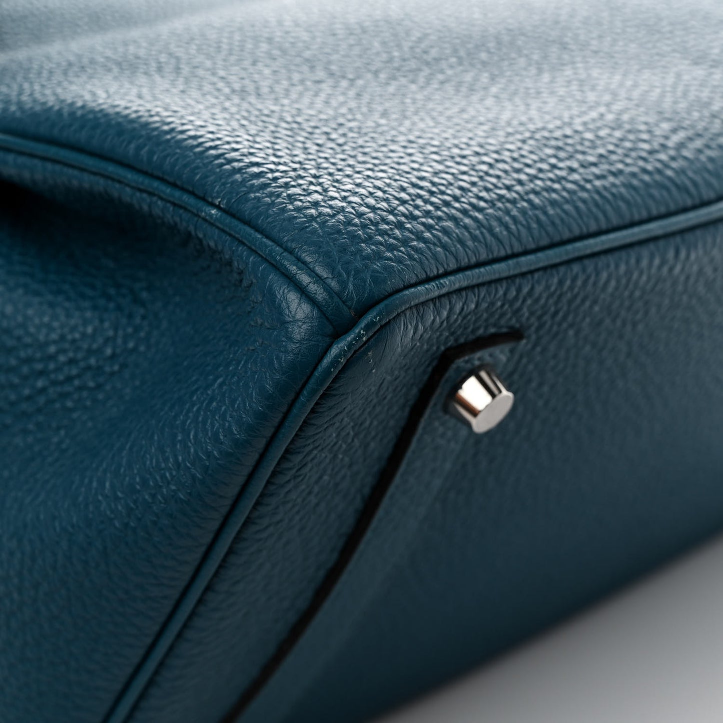 Togo Birkin 35 Bleu de Galice