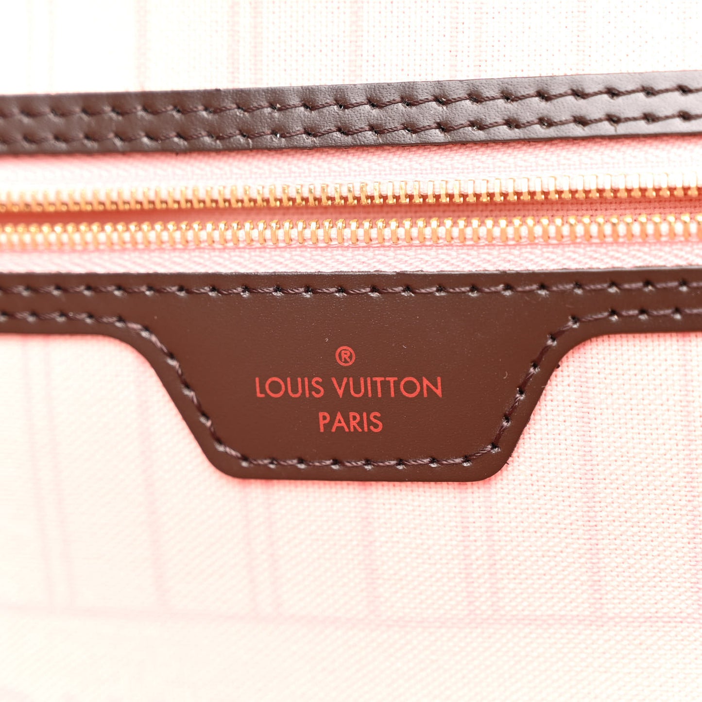 Damier Ebene Neo Neverfull MM Rose Ballerine