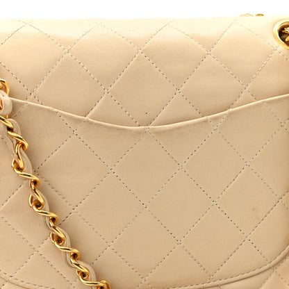 Chanel Lambskin Quilted Small Double Flap Beige 15 of 18