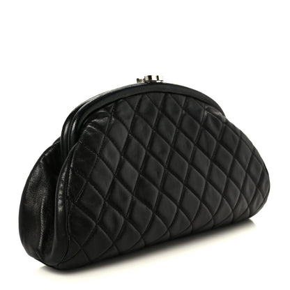 Chanel Lambskin Quilted Timeless Clutch Black 3 of 8