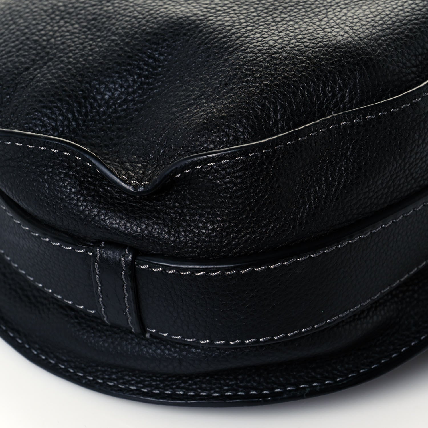 Chloe Calfskin Medium Marcie Round Crossbody Bag Black 11 of 12