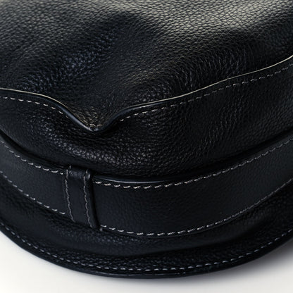 Chloe Calfskin Medium Marcie Round Crossbody Bag Black 11 of 12