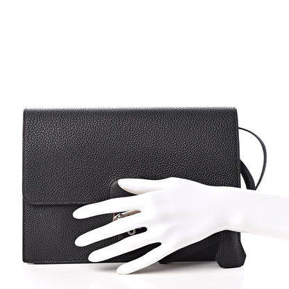 Hermes Togo Jet Clutch Black 2 of 10