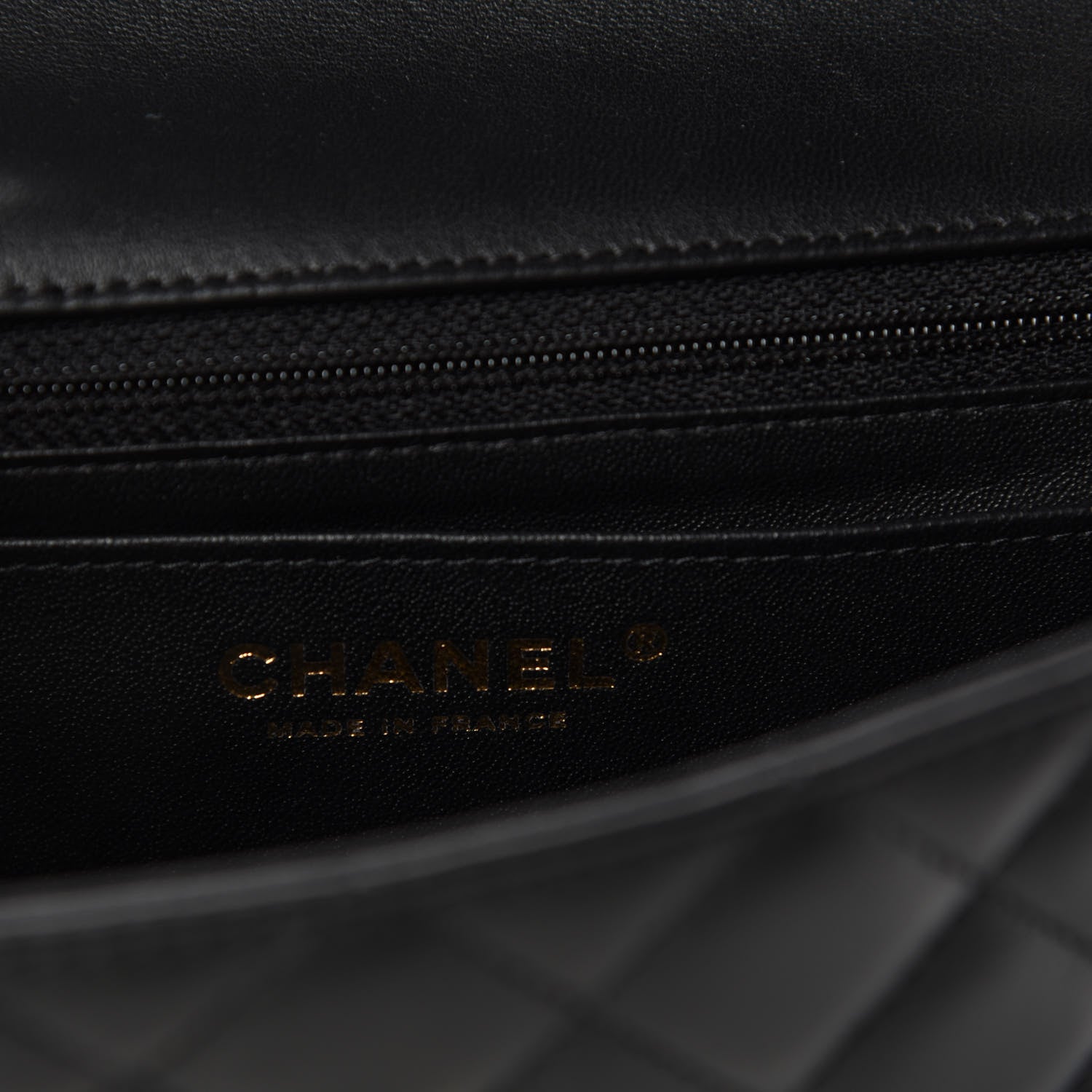 Chanel Lambskin Quilted Mini Rectangular Flap Black 8 of 11