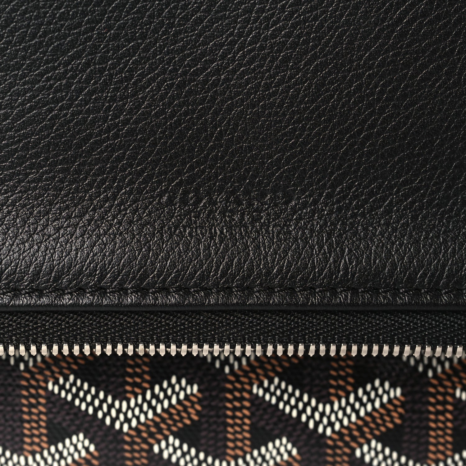 Goyard Goyardine Sainte Marie Soft Clutch Black 7 of 9