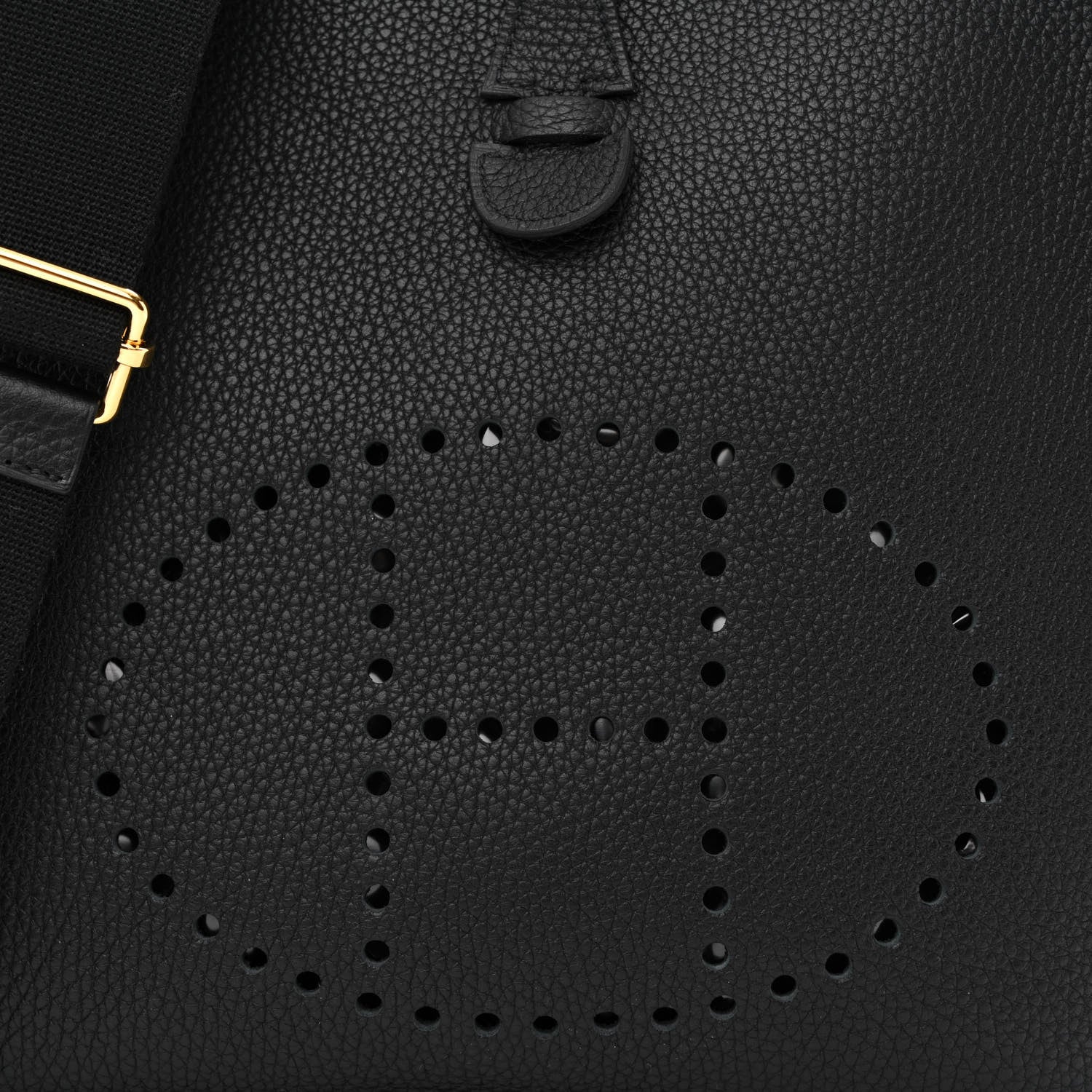 Hermes Taurillon Clemence Evelyne III PM Black 8 of 11