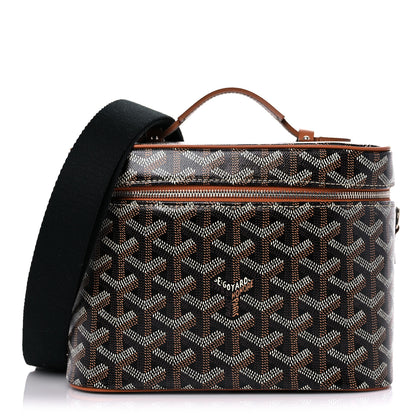 Goyard Goyardine Muse Vanity Case Black Gold 1 of 9