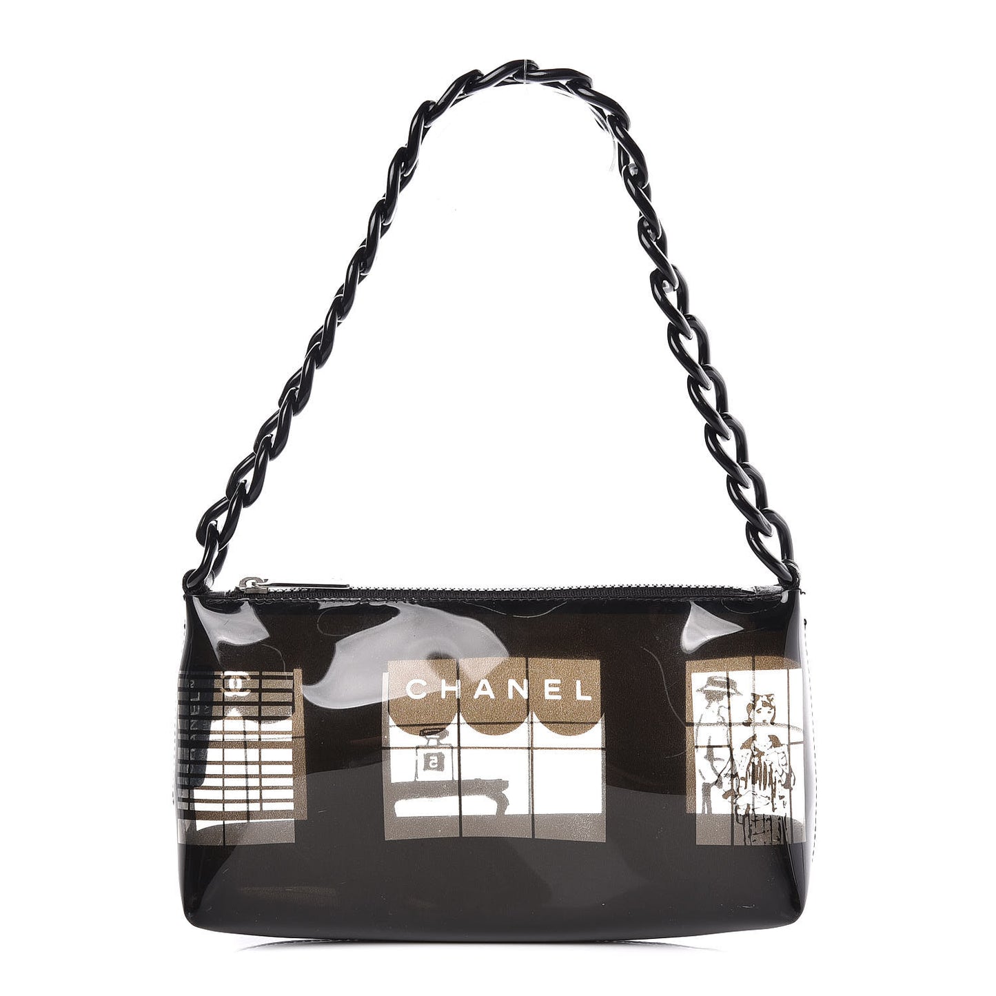 Vinyl Coco Window Pochette Black