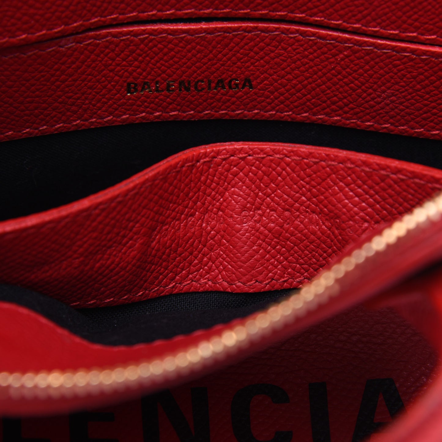 Grained Calfskin XXS Ville Top Handle Bag Rouge Coquelicot