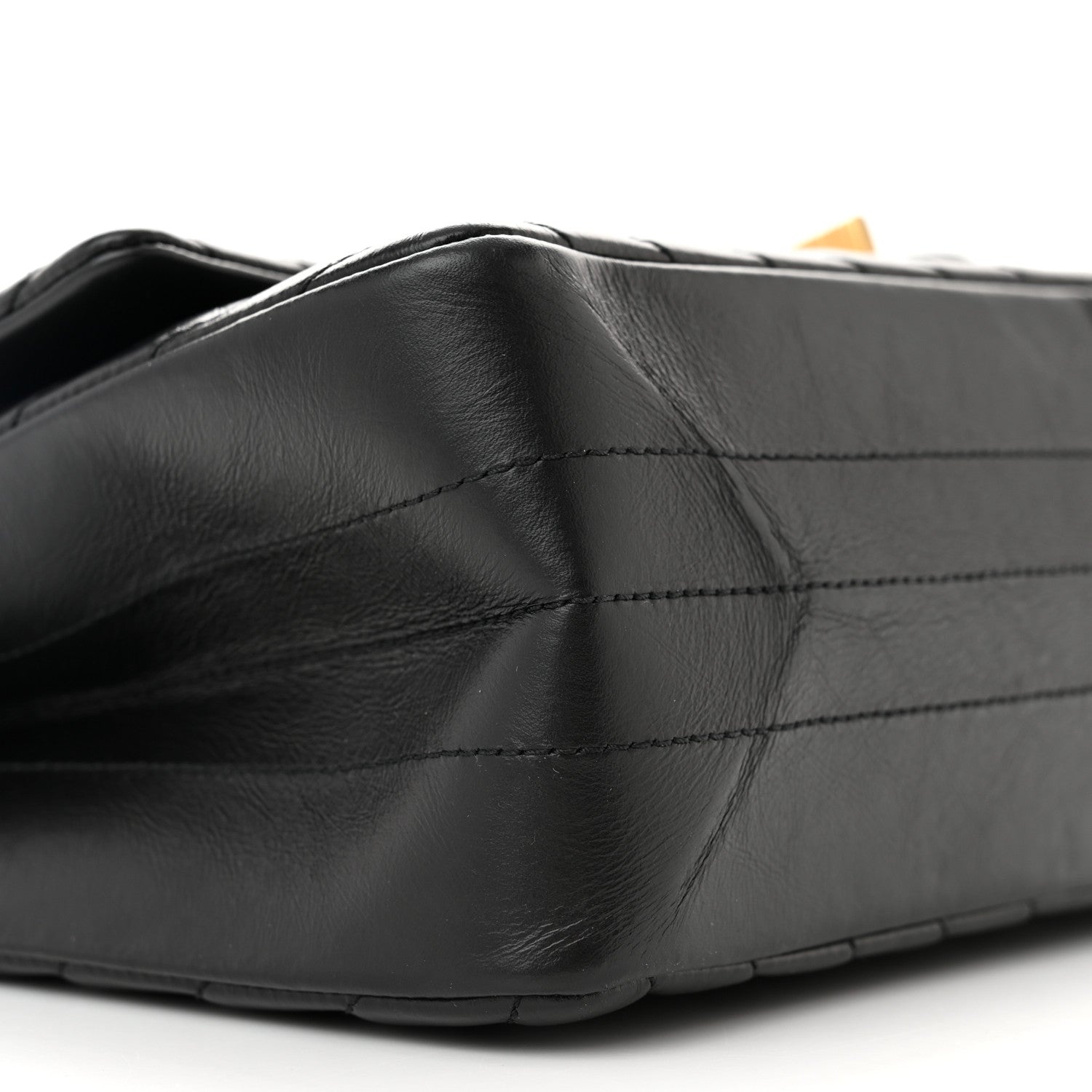 Chanel Aged Calfskin Chevron Quilted 2.55 Reissue 226 Flap Black 9 of 10