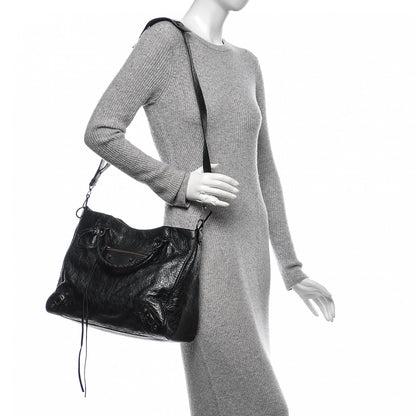 Balenciaga Agneau Classic Hardware Velo Black 2 of 6