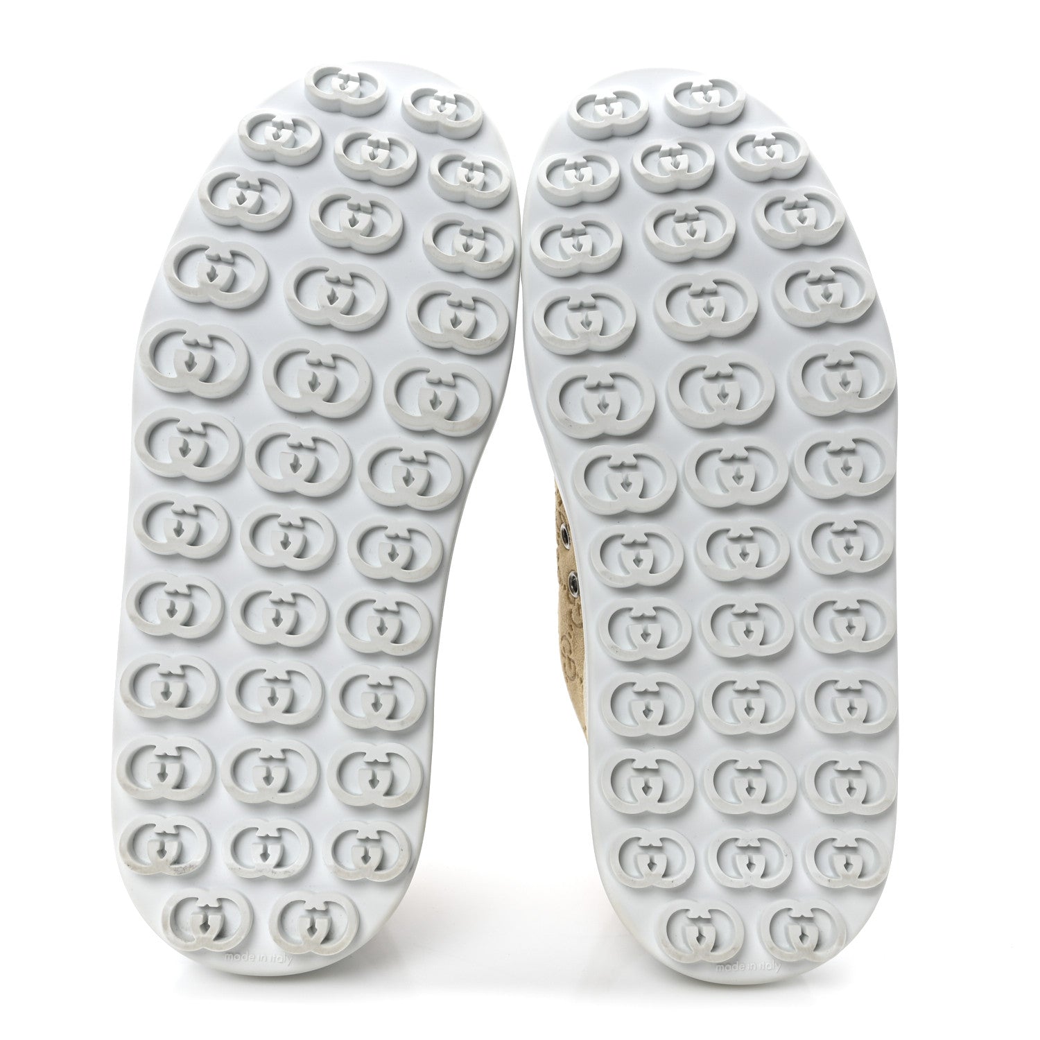 Gucci GG Monogram Suede Womens 1977 Tennis Platform 52mm Sneakers 37 Butterscotch Mystic White 6 of 9