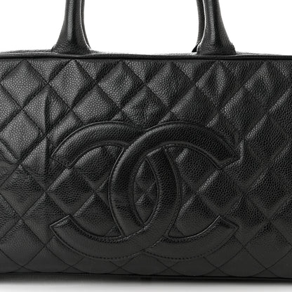 Chanel Caviar Quilted Large Bowler Black 8 of 11