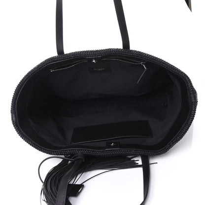 Saint Laurent Raffia Tote Black 7 of 12