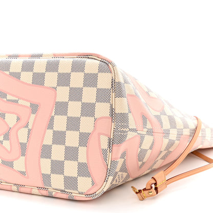 Louis Vuitton Damier Azur Tahitienne Neverfull MM 11 of 11