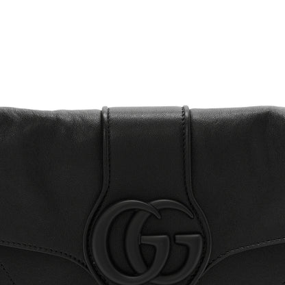 Gucci Goatskin Small GG Monochrome Aphrodite Shoulder Bag Black 8 of 12