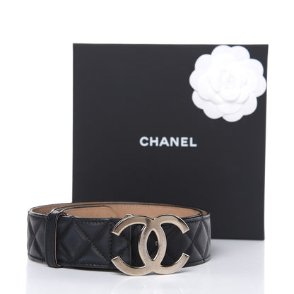 Chanel Lambskin Quilted CC Belt 90 36 Black 10 of 10