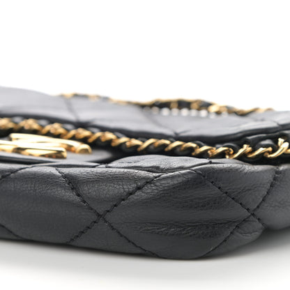 Chanel Calfskin Mini Chain Me Flap Black 10 of 10