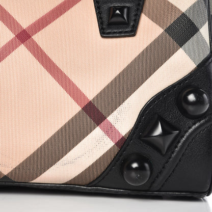 Burberry Nova Check Mega Stud Bowling Bag Black 7 of 13