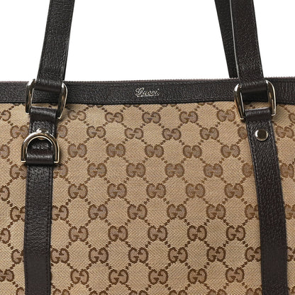 Gucci Monogram Medium Abbey Tote Brown 8 of 10