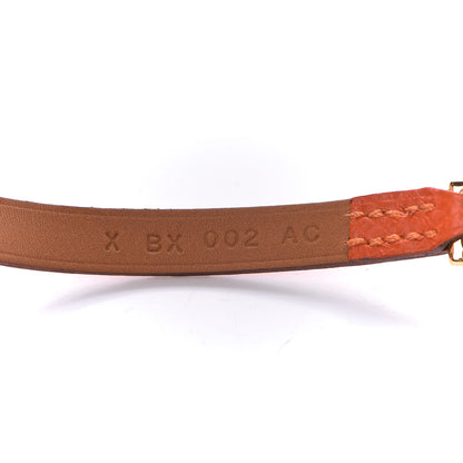 Hermes Epsom Micro Rivale Bracelet S Orange 5 of 7