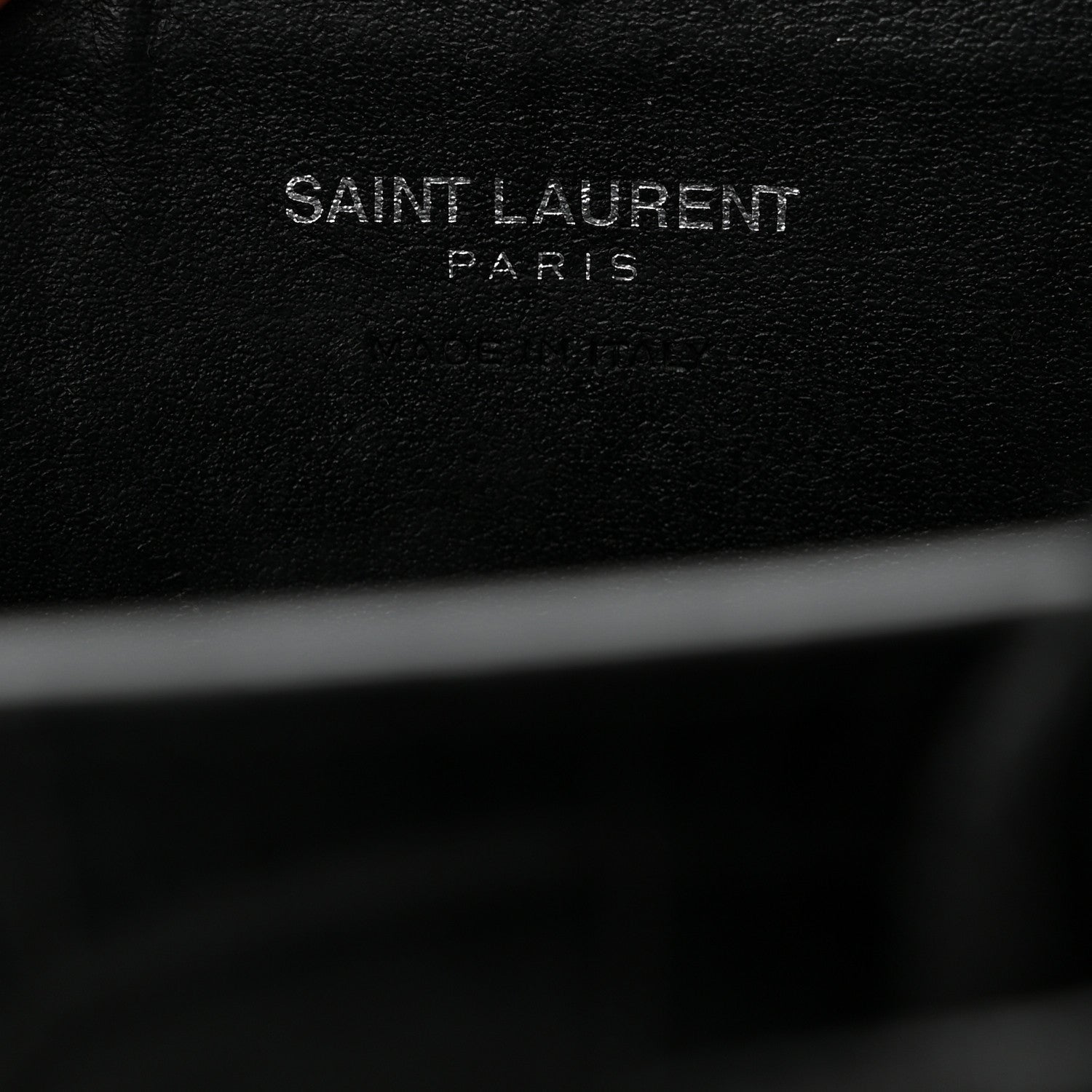 Saint Laurent Calfskin Crocodile Embossed Nano Sac De Jour Black 6 of 10