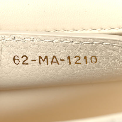 Christian Dior Calfskin Cannage Small Caro Bag Ivory 7 of 10