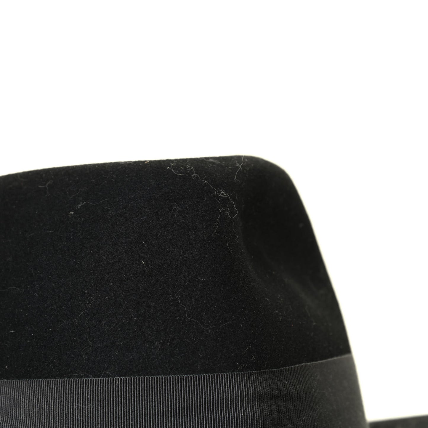 Rabbit Felt Silk Lucky Charms Hat 58 Black