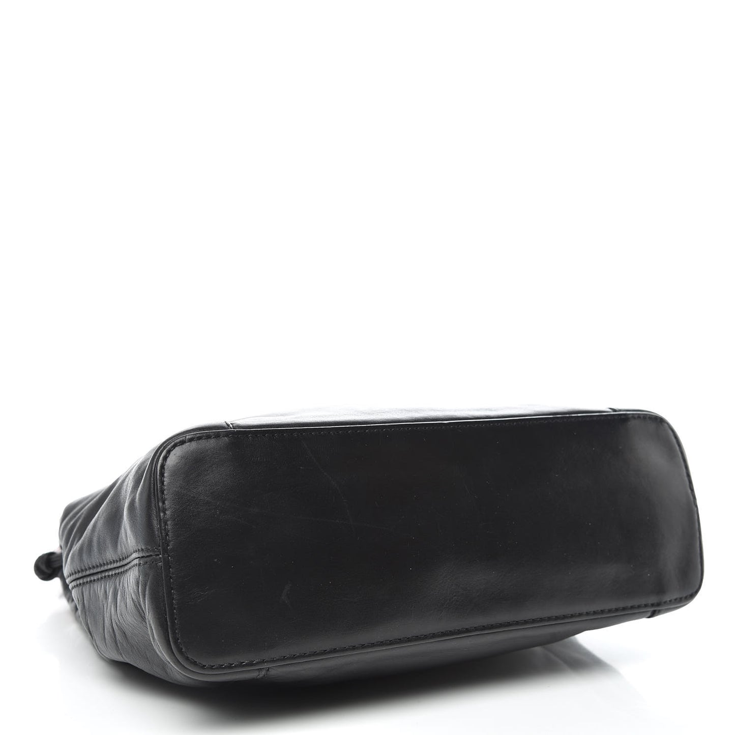 Lambskin Tassel Shoulder Bag Black