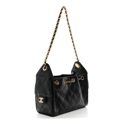 Chanel Caviar Quilted Mini Chanel 25 Handbag Black 3 of 11