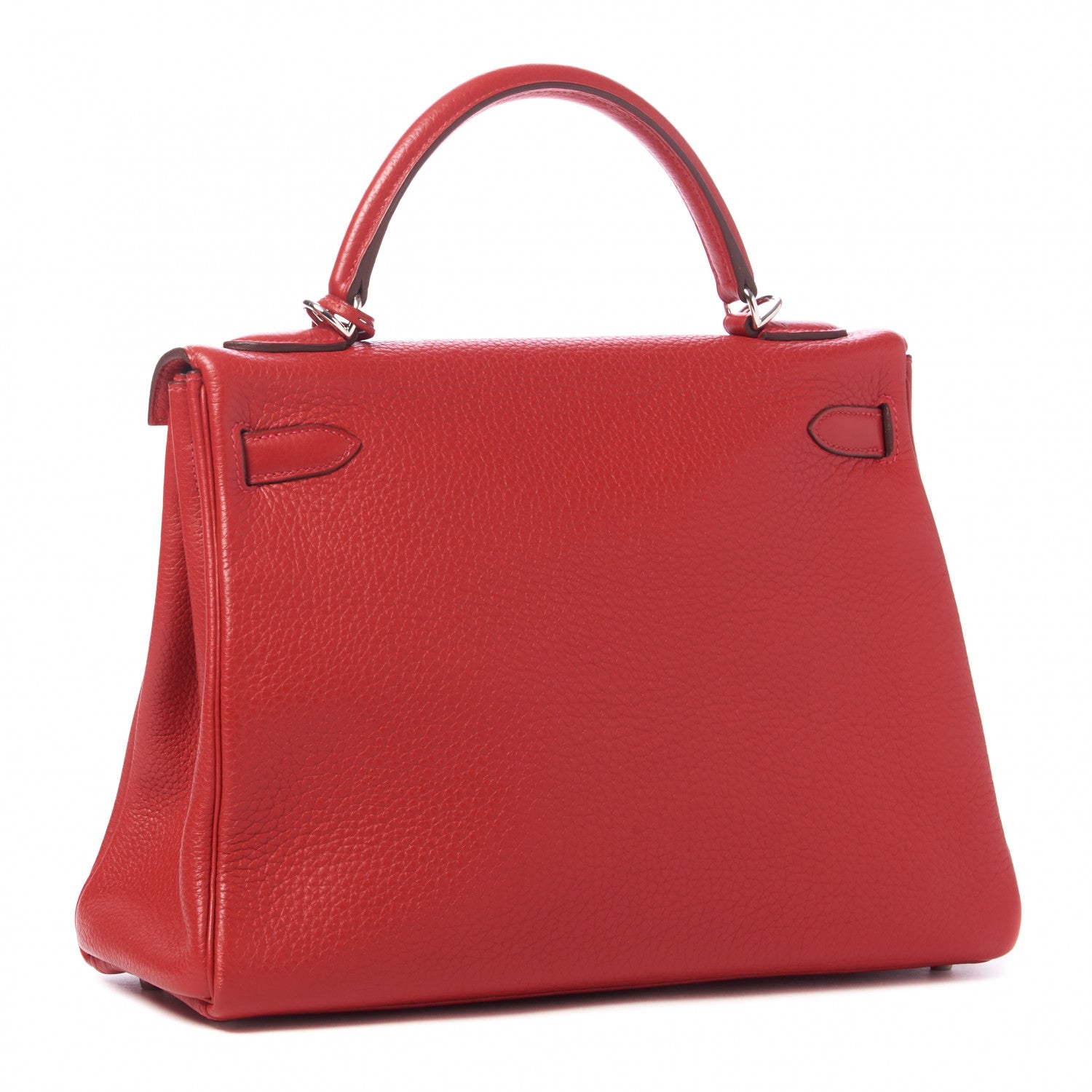 Hermes Taurillon Clemence Kelly Retourne 32 Rouge Casaque 2 of 32