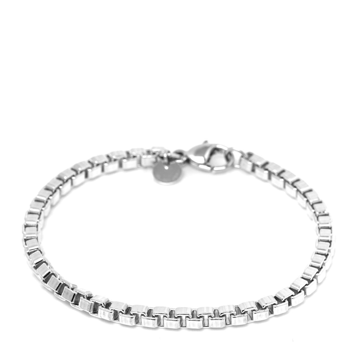 Sterling Silver 4mm Venetian Link Bracelet