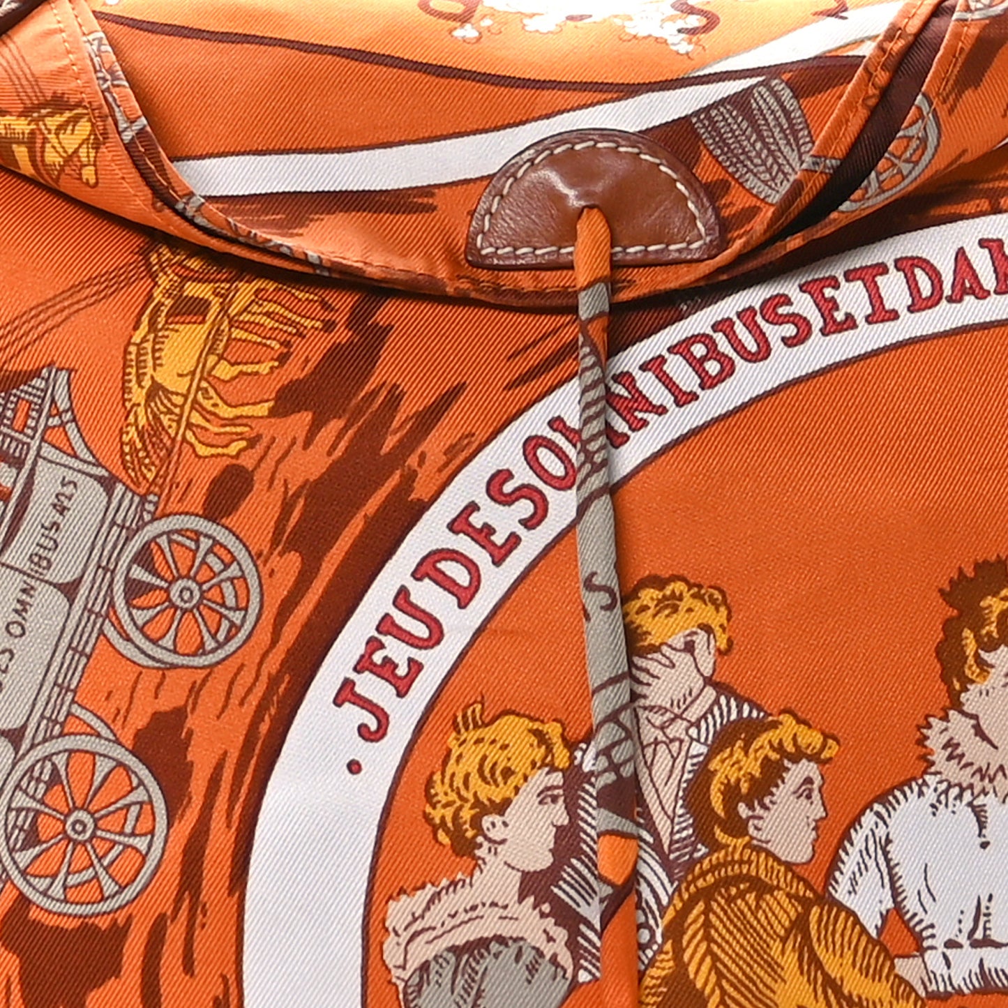 Silk Barenia Jeu Des Omnibus Et Dames Blanches Silky City 33 Bag Fauve Orange Multicolor